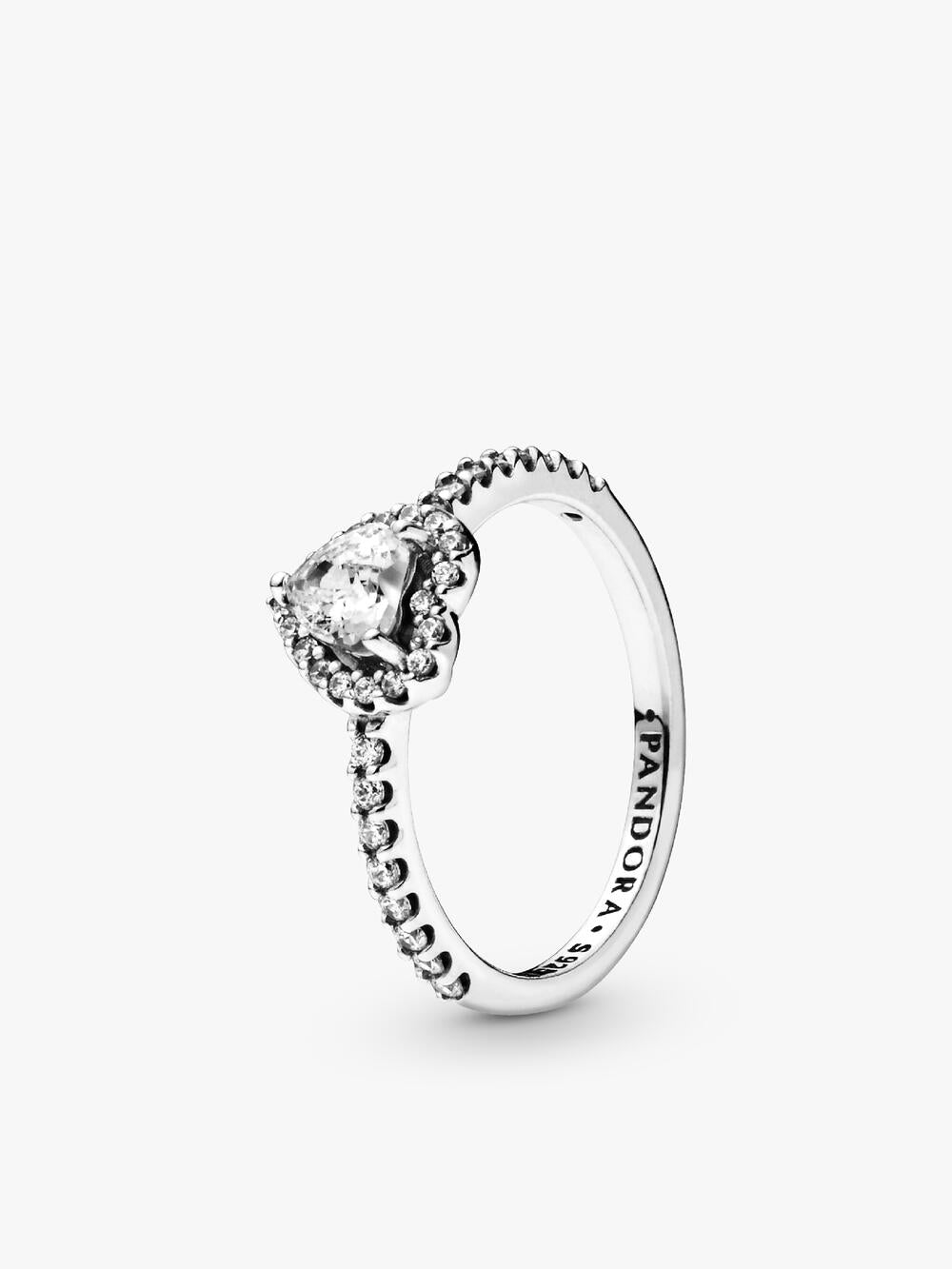 Double Heart Sparkling Ring