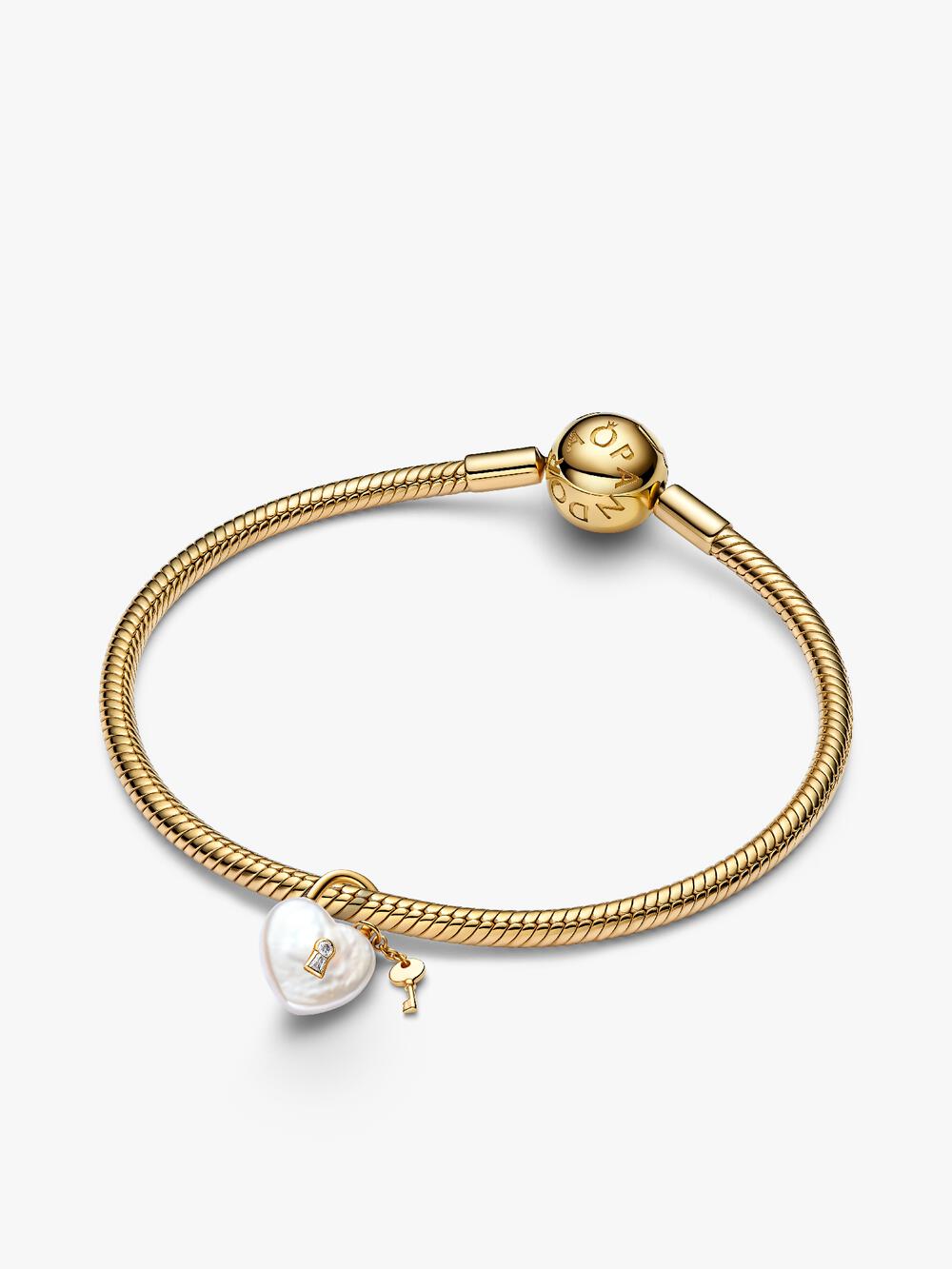 Treated Freshwater Cultured Baroque Pearl Ice Cream Dangle Charm