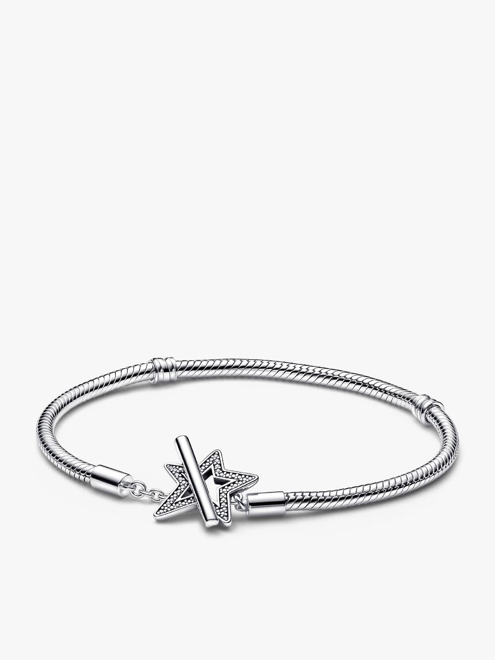 Pandora Moments Marvel The Avengers Logo Clasp Snake Chain Bracelet